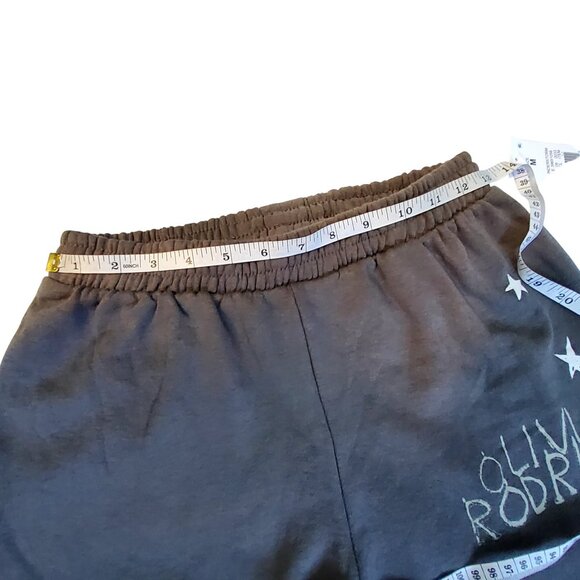 Olivia Rodrigo Lounge Sweatpants Size M Cotton & Polyester Gray Mid-rise fit - Picture 5 of 7